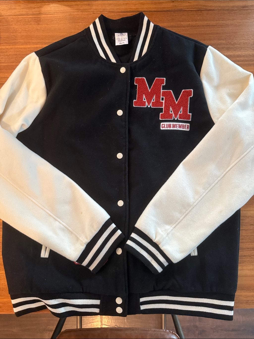 Disney Mickey Mouse Club Member 55 Varsity Wool Jacket Original Mouseketeer L